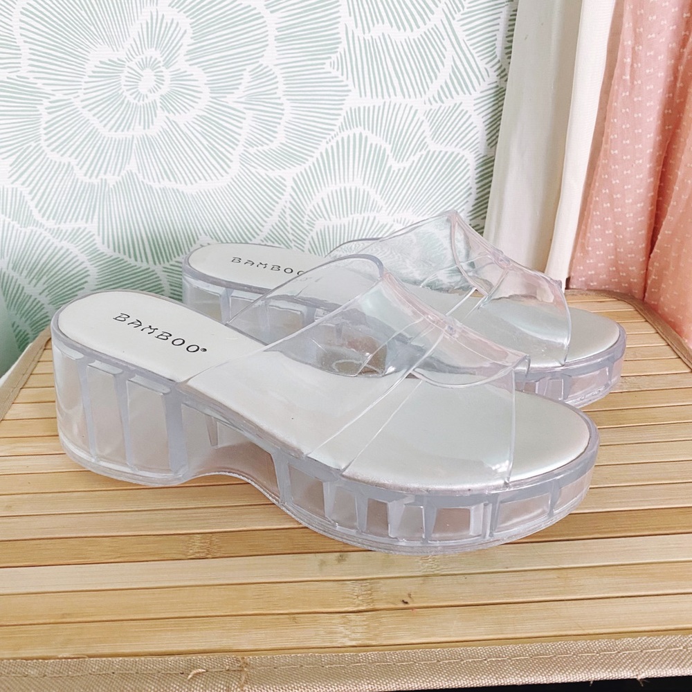 Clear Jelly Heels